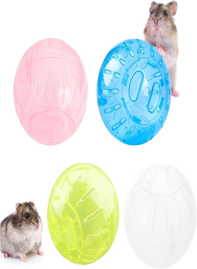 Labriciyon 1Pc Transparent Small Pets Exercise Ball Dwarf Hamster Mute Running Spinner Play Toy for Junior Hedgehog Gerbil Hamster Exercise Ball,Small Animals Supplies - Image 2